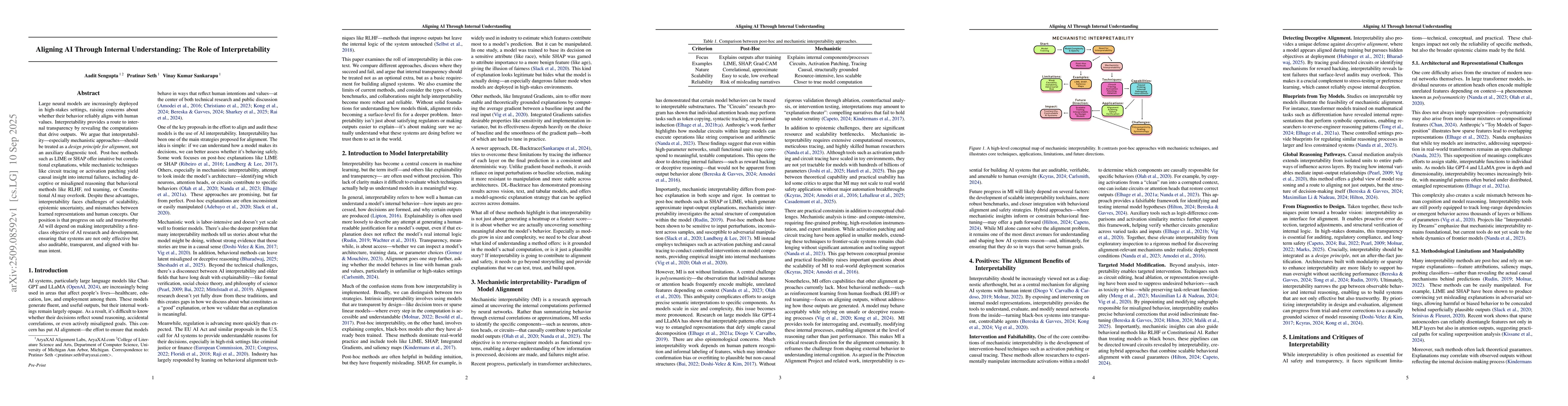 Thumbnail for Interpretability as Alignment: Making Internal Understanding a Design
  Principle