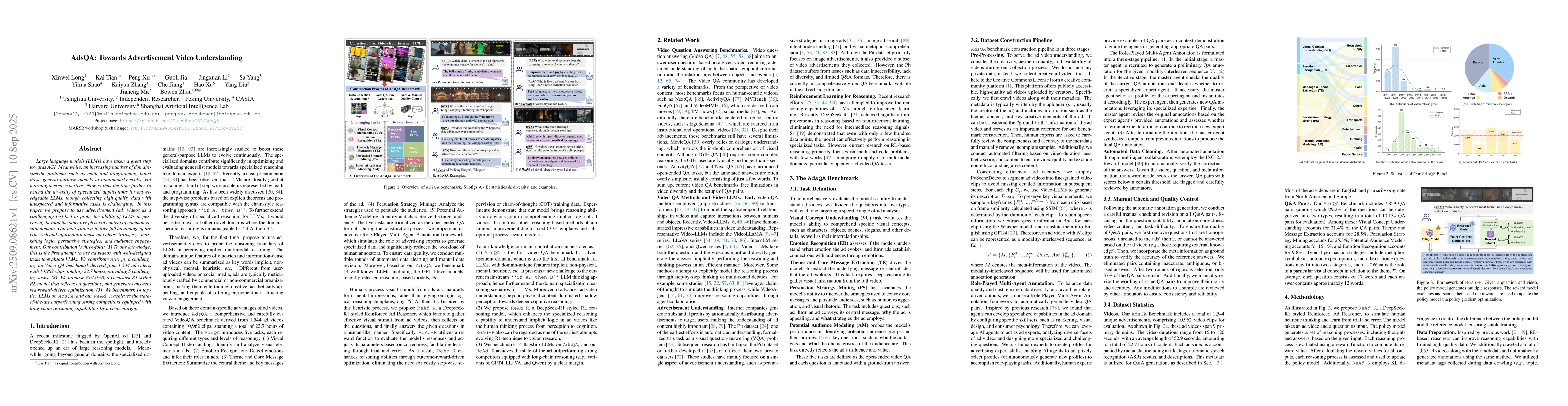Thumbnail for AdsQA: Towards Advertisement Video Understanding