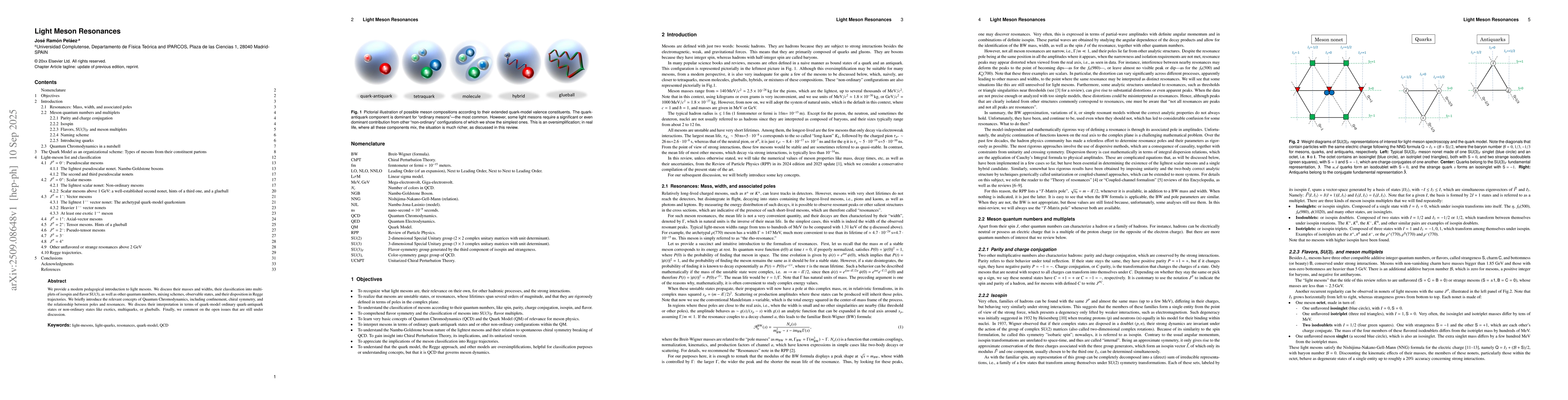 Thumbnail for Light Meson Resonances