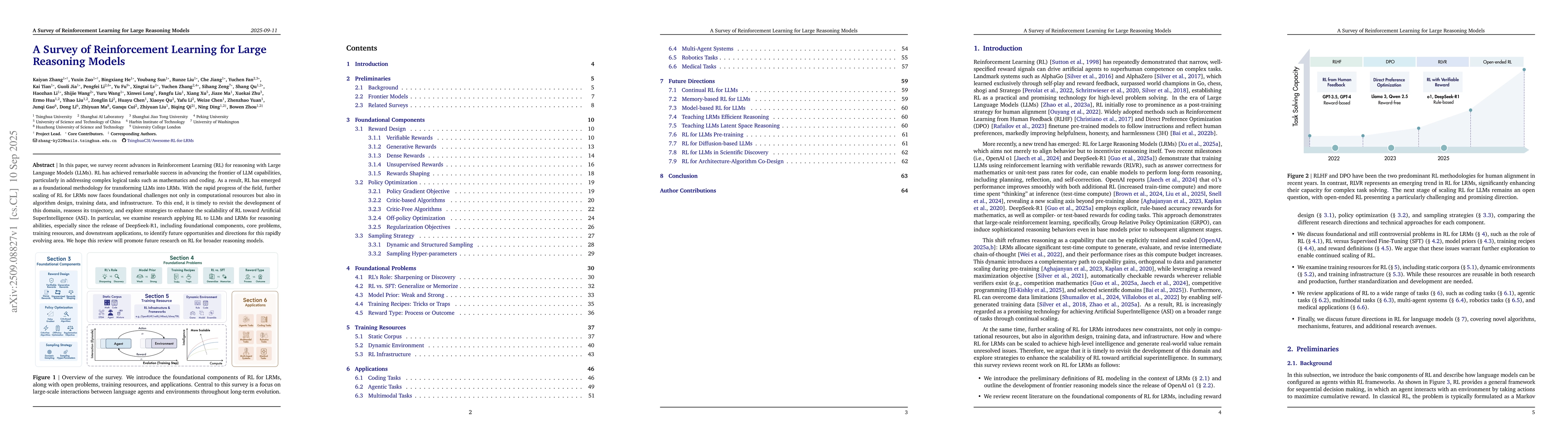 Thumbnail for A Survey of Reinforcement Learning for Large Reasoning Models