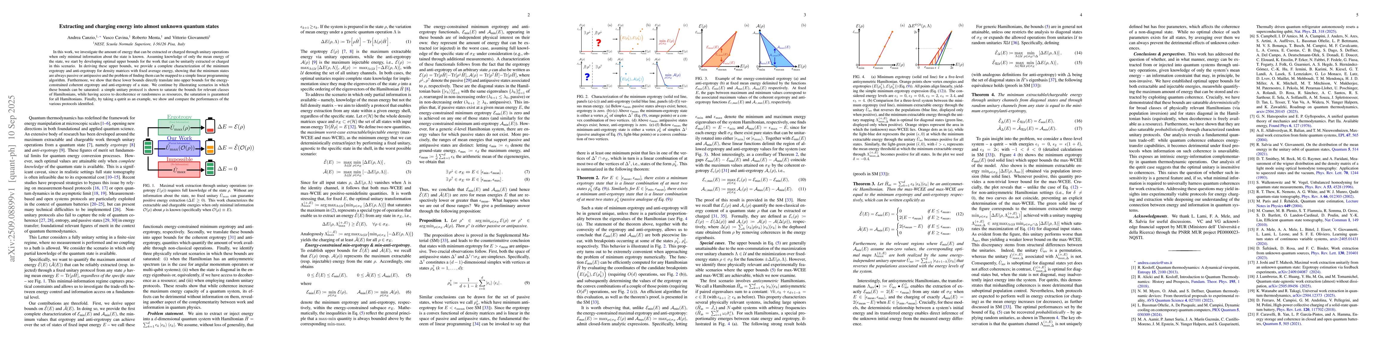 Thumbnail for Extracting and charging energy into almost unknown quantum states