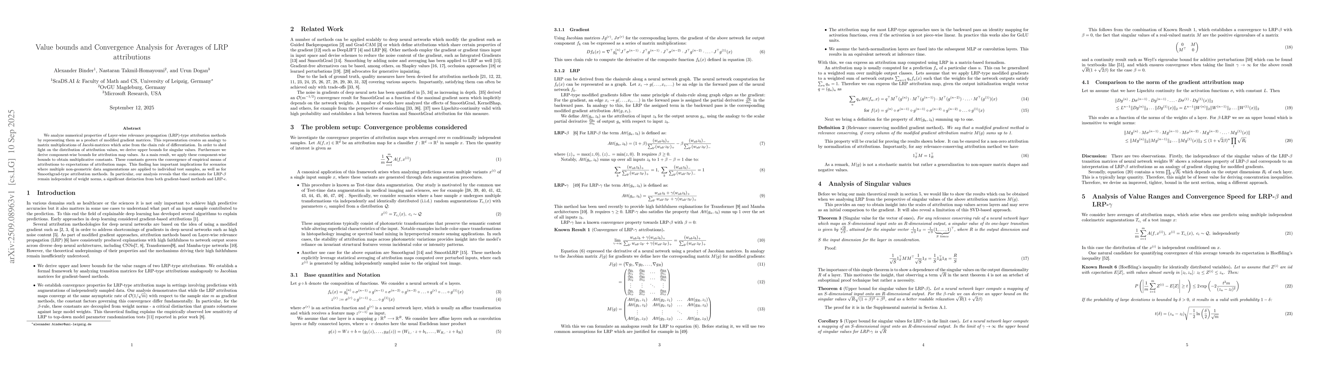 Thumbnail for Value bounds and Convergence Analysis for Averages of LRP attributions