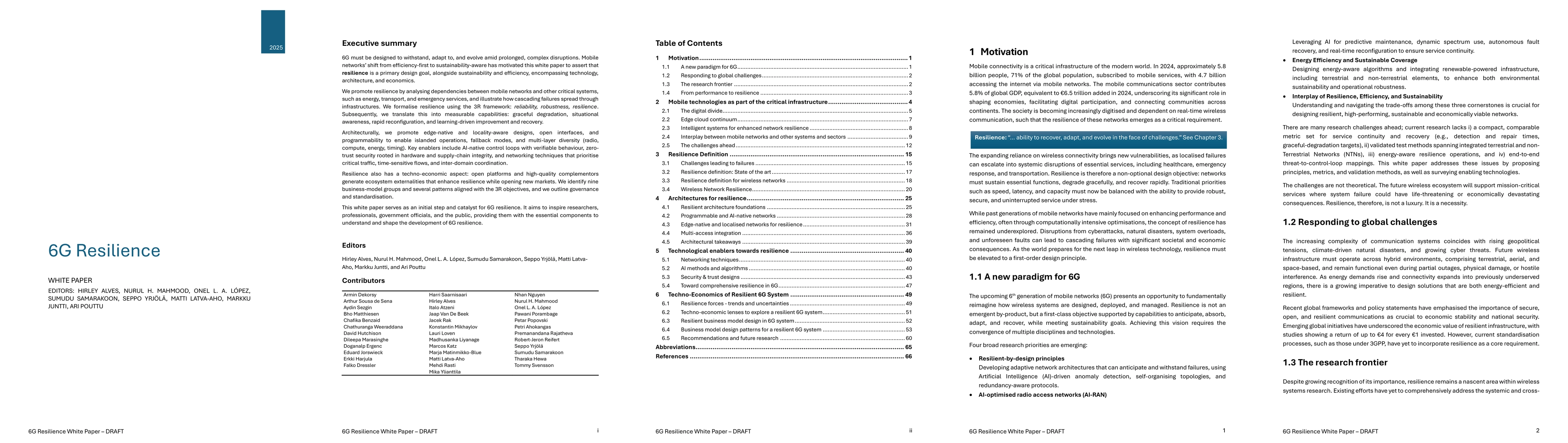 Thumbnail for 6G Resilience -- White Paper