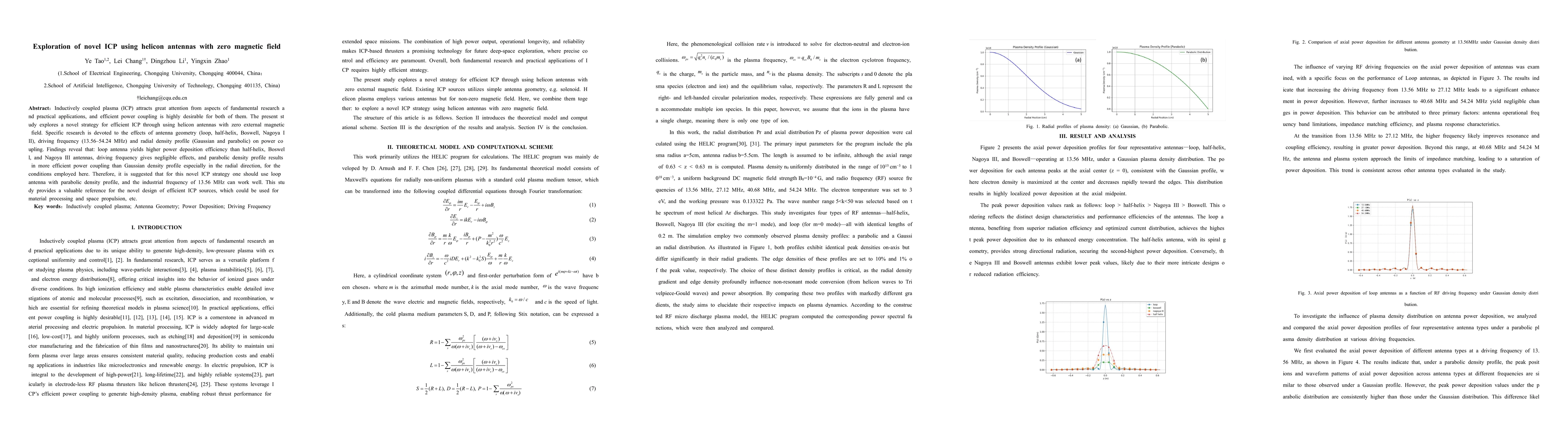 Thumbnail for Exploration of novel ICP using helicon antennas with zero magnetic field