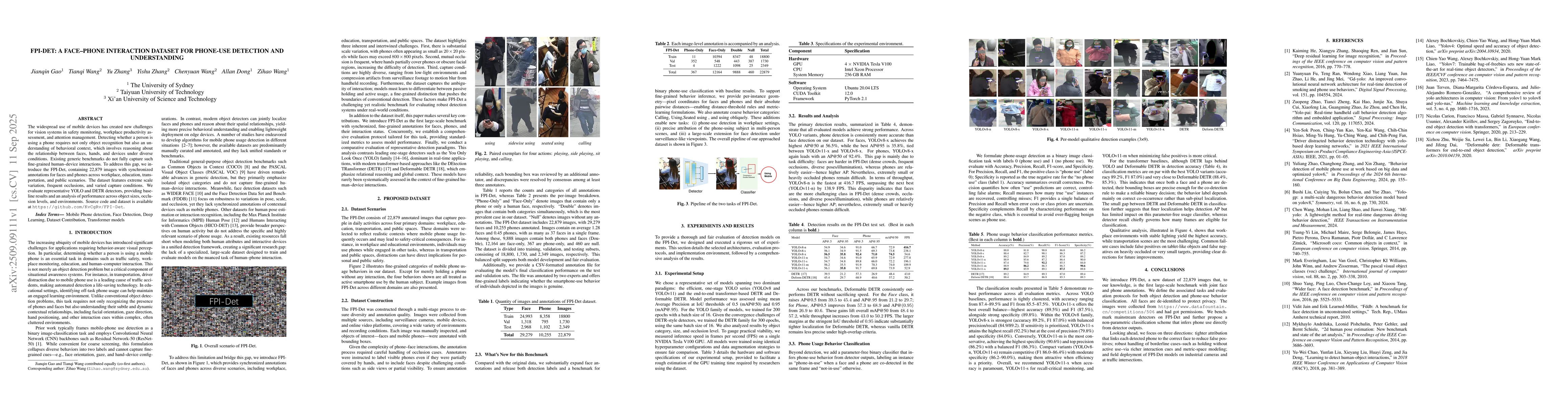 Thumbnail for FPI-Det: a face--phone Interaction Dataset for phone-use detection and
  understanding