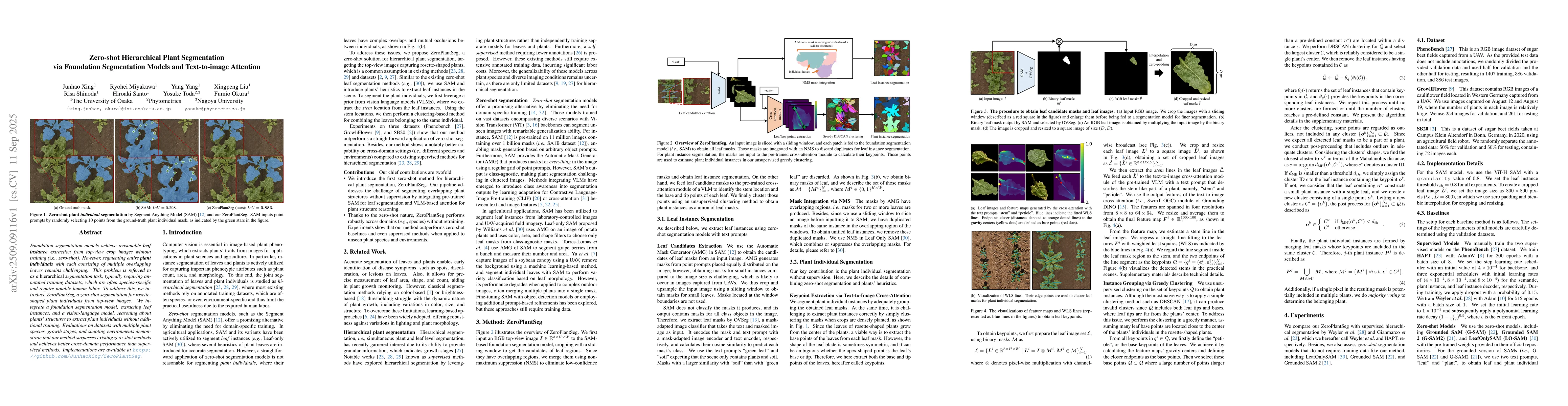 Thumbnail for Zero-shot Hierarchical Plant Segmentation via Foundation Segmentation
  Models and Text-to-image Attention