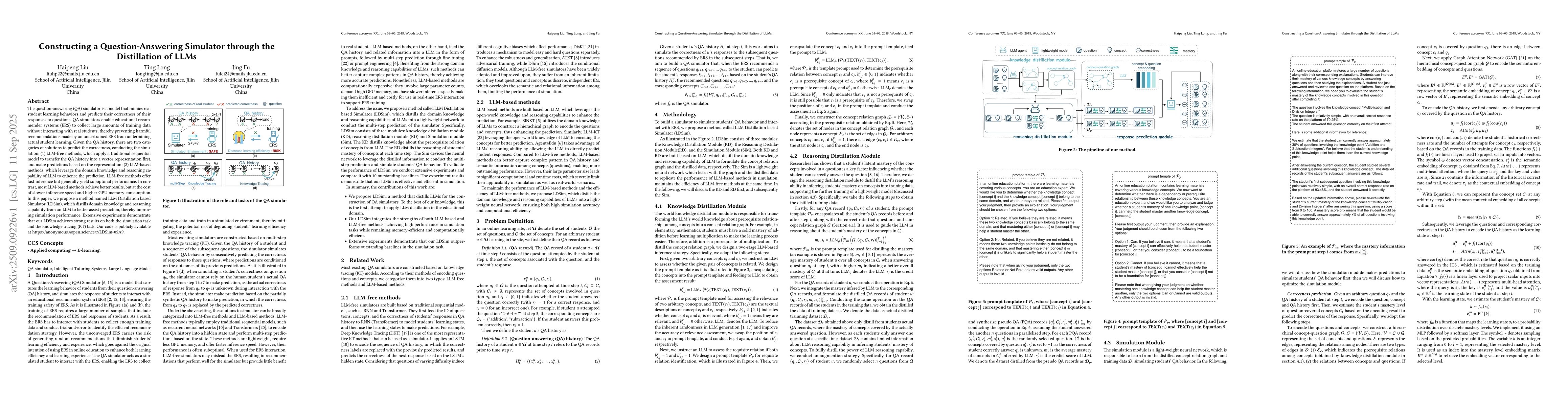 Thumbnail for Constructing a Question-Answering Simulator through the Distillation of
  LLMs