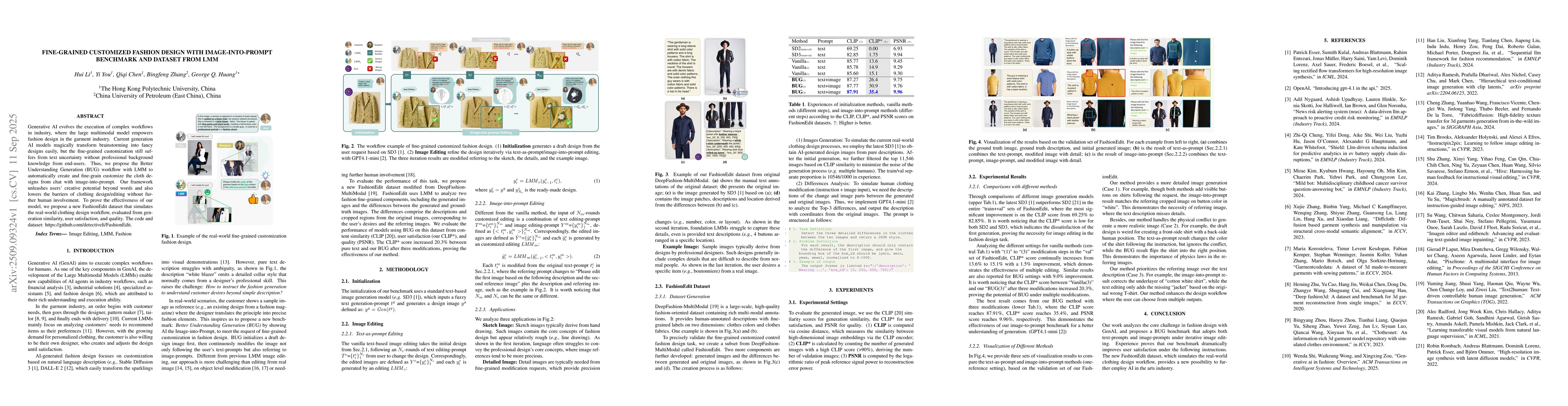 Thumbnail for Fine-Grained Customized Fashion Design with Image-into-Prompt benchmark
  and dataset from LMM