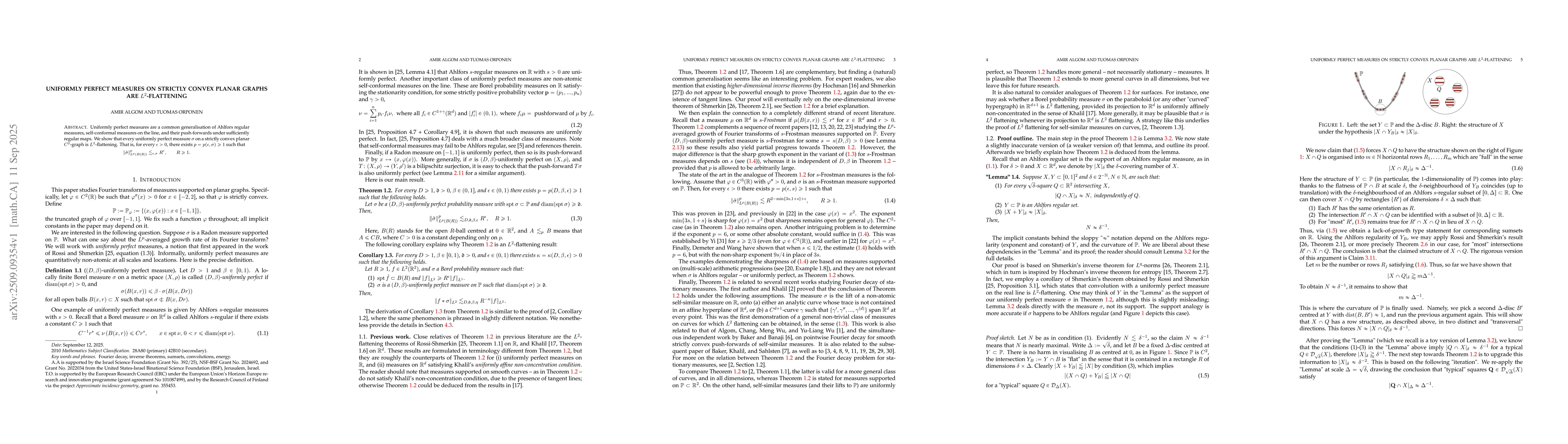 Thumbnail for Uniformly perfect measures on strictly convex planar graphs are
  $L^{2}$-flattening