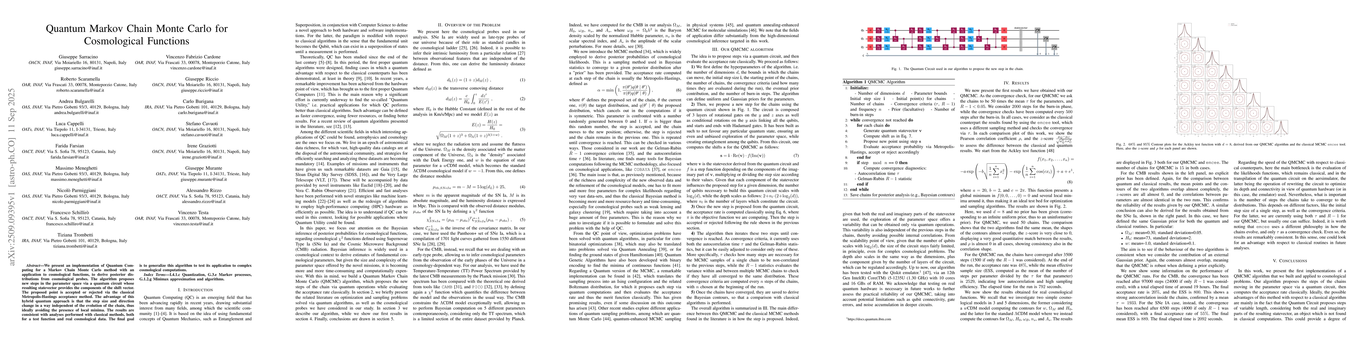 Thumbnail for Quantum Markov Chain Monte Carlo for Cosmological Functions