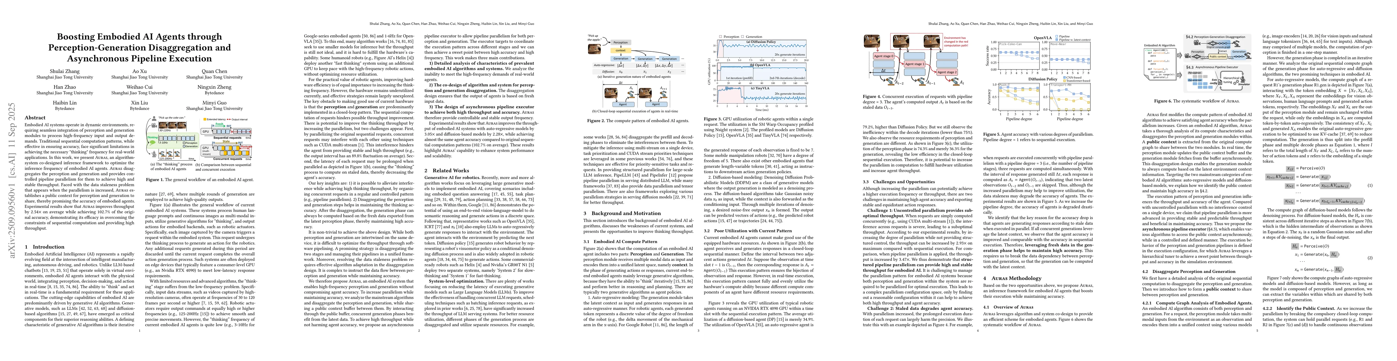 Thumbnail for Boosting Embodied AI Agents through Perception-Generation Disaggregation
  and Asynchronous Pipeline Execution
