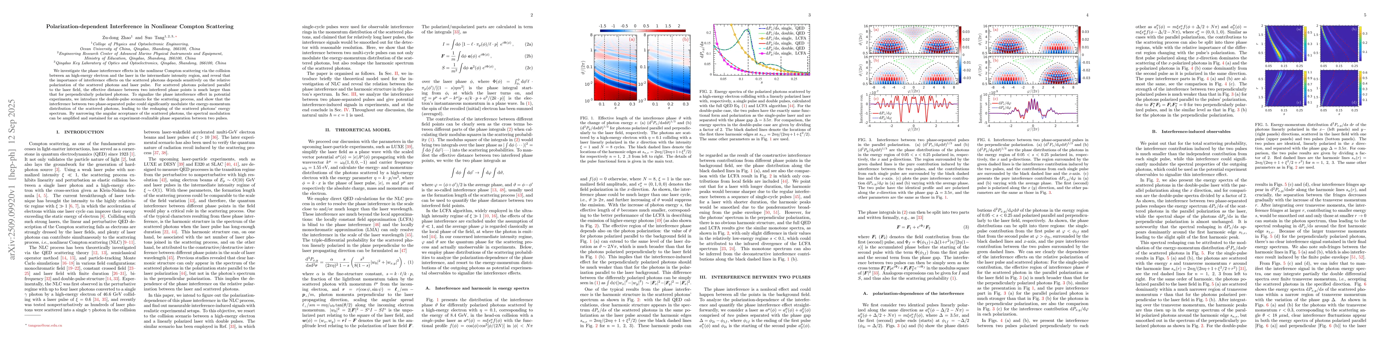 Thumbnail for Polarization-dependent Interference in Nonlinear Compton Scattering