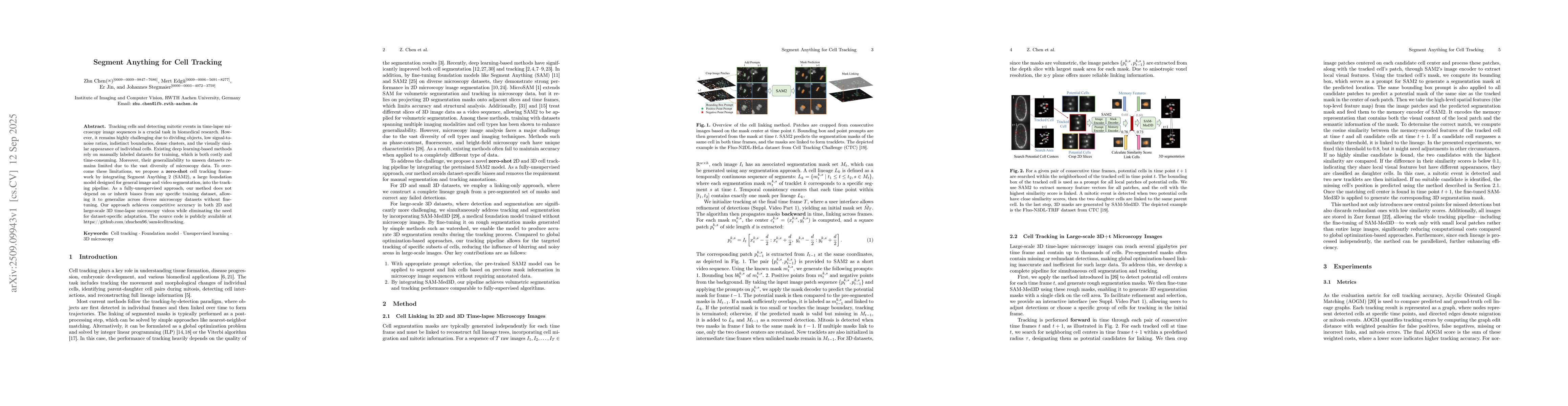 Thumbnail for Segment Anything for Cell Tracking