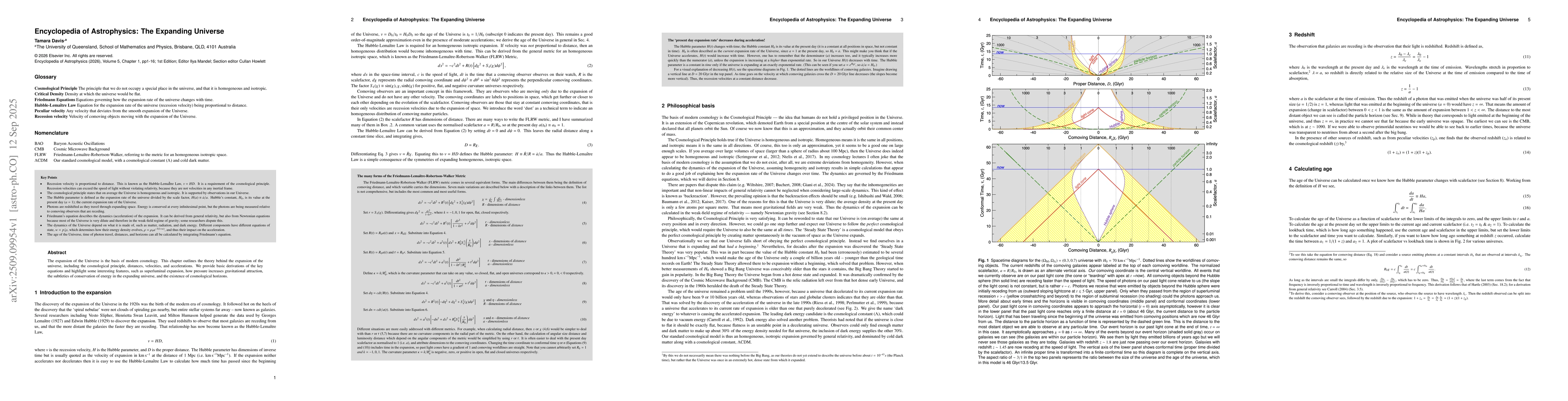 Thumbnail for Encyclopedia of Astrophysics: The Expanding Universe