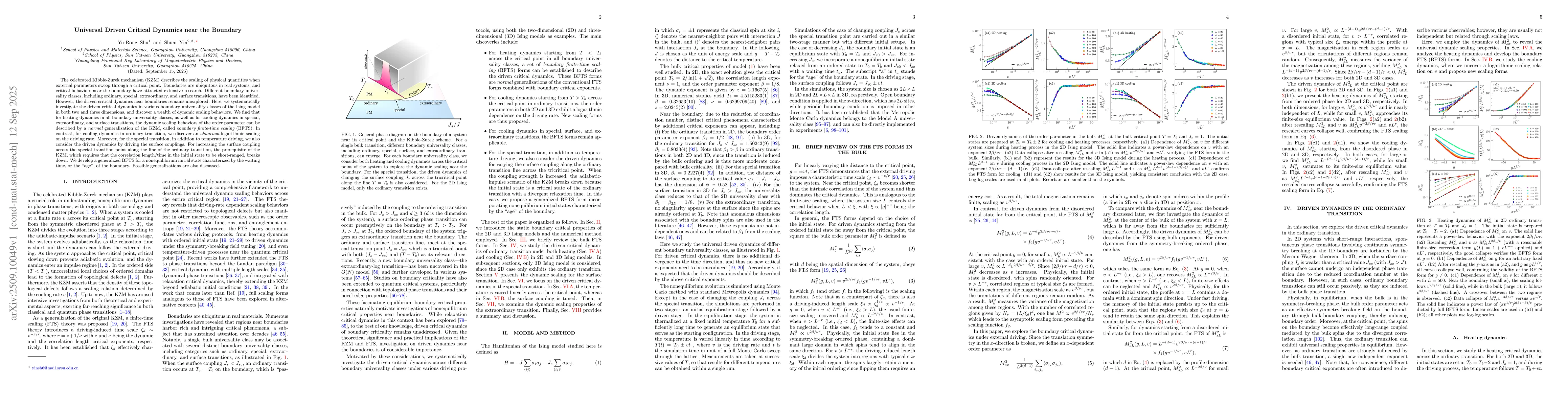 Thumbnail for Universal Driven Critical Dynamics near the Boundary