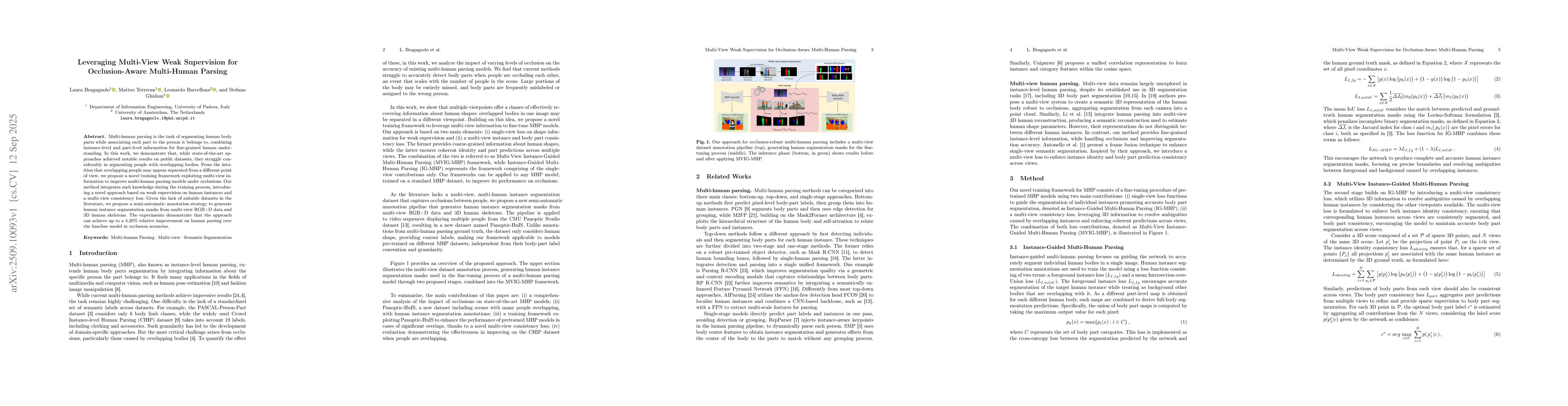 Thumbnail for Leveraging Multi-View Weak Supervision for Occlusion-Aware Multi-Human
  Parsing