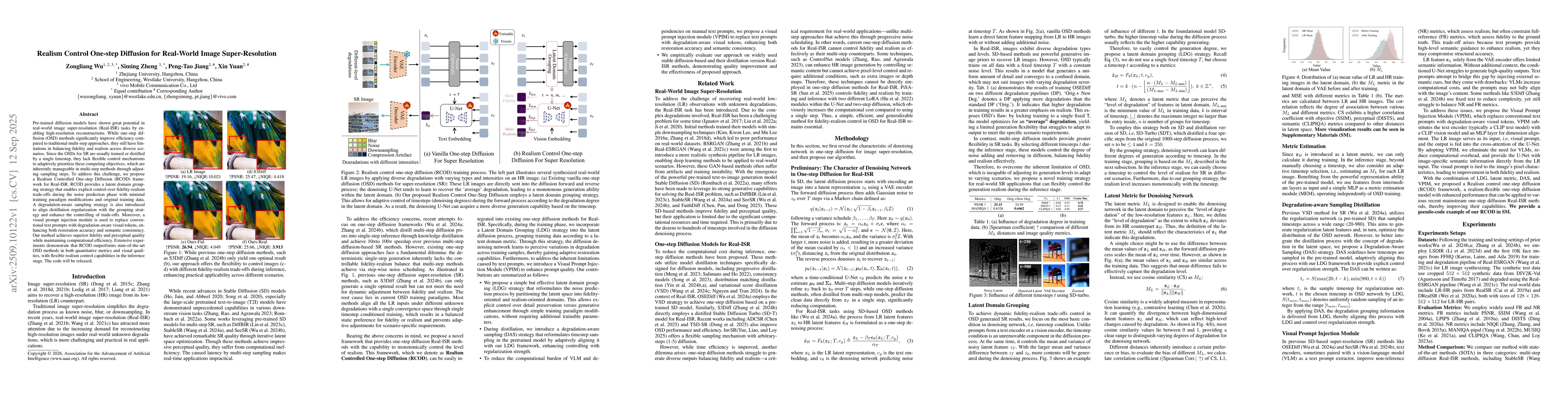 Thumbnail for Realism Control One-step Diffusion for Real-World Image Super-Resolution