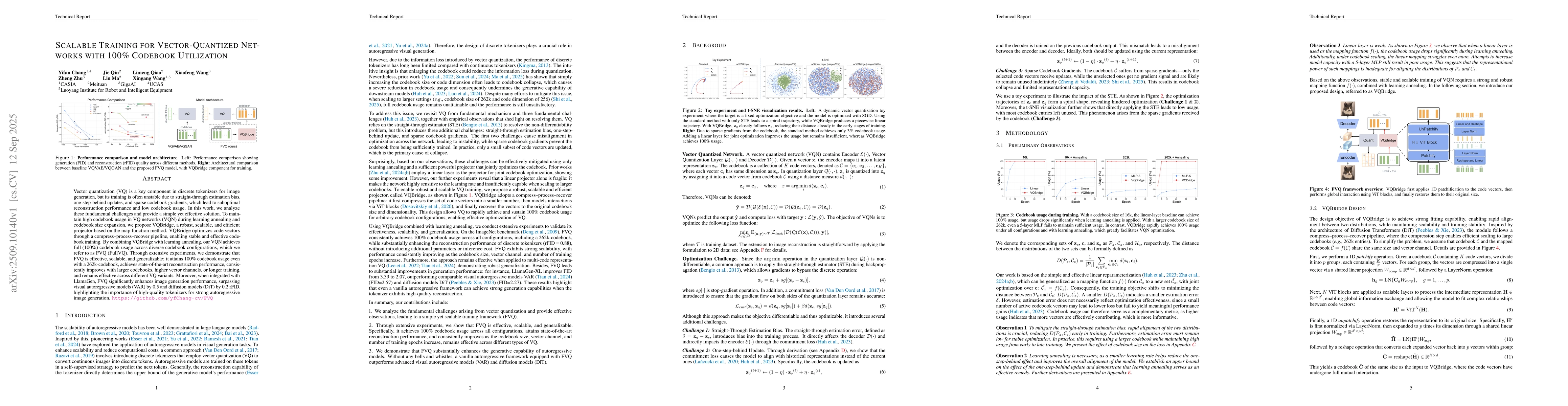 Thumbnail for Scalable Training for Vector-Quantized Networks with 100% Codebook
  Utilization