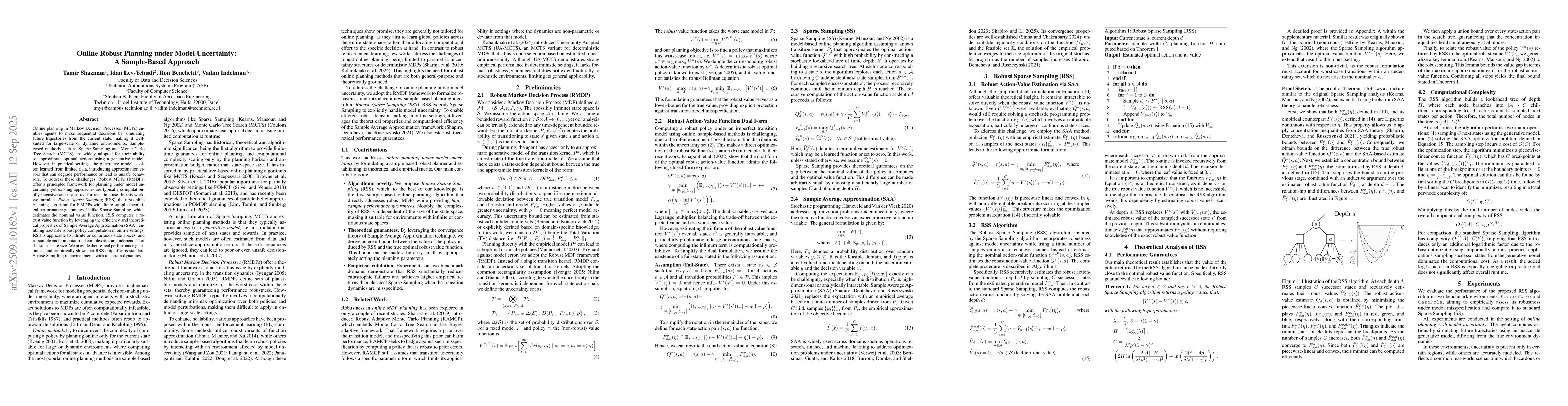 Thumbnail for Online Robust Planning under Model Uncertainty: A Sample-Based Approach