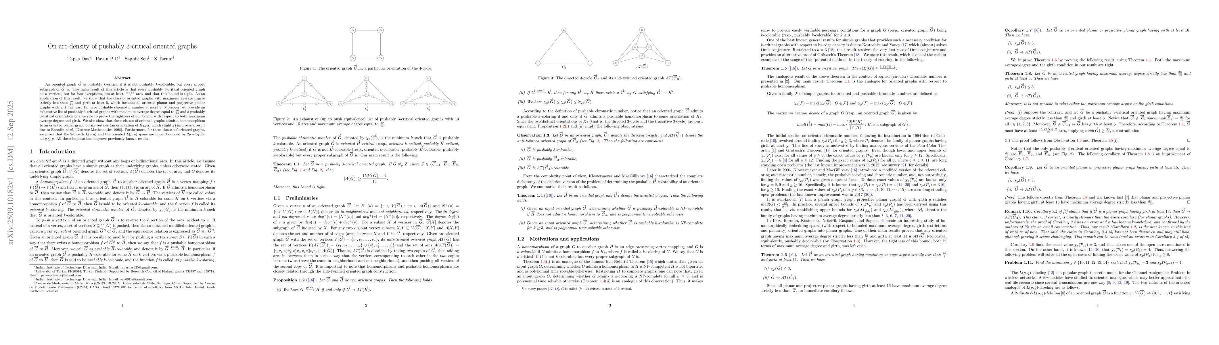 Thumbnail for On arc-density of pushably $3$-critical oriented graphs