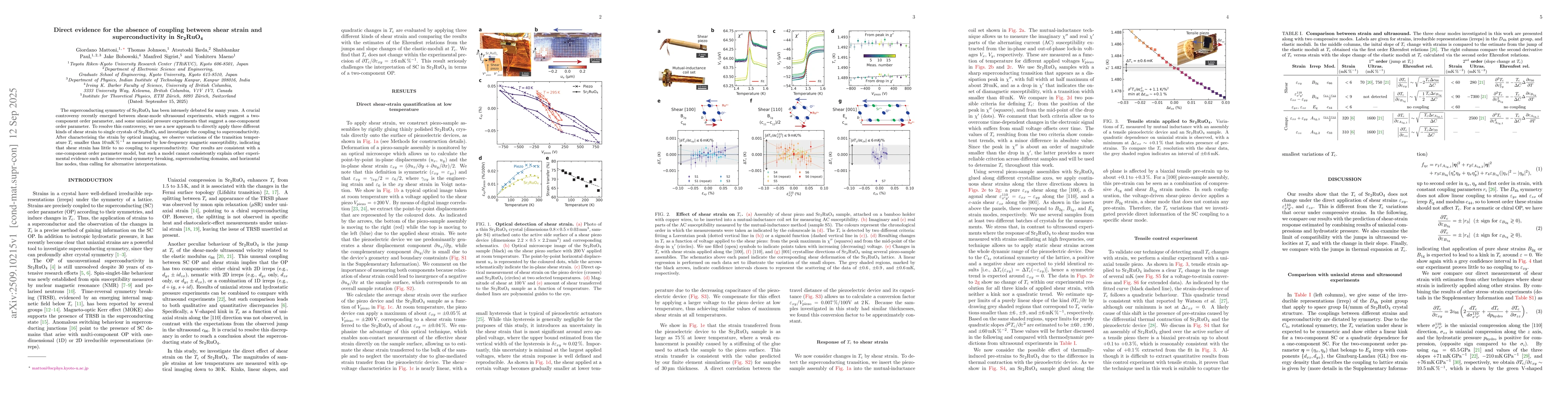 Thumbnail for Direct evidence for the absence of coupling between shear strain and
  superconductivity in Sr2RuO4