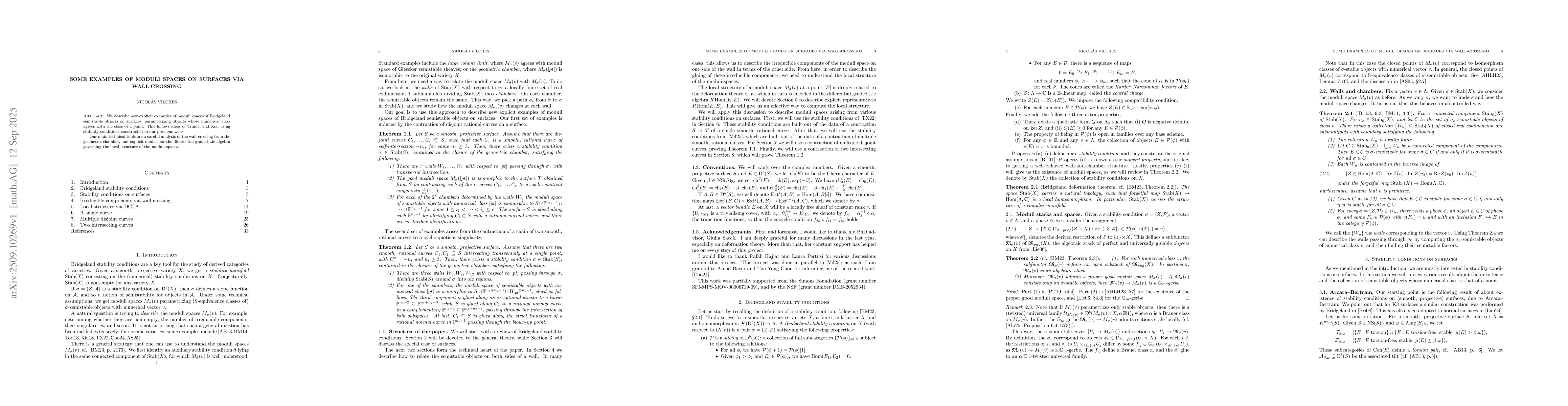 Thumbnail for Some examples of moduli spaces on surfaces via wall-crossing