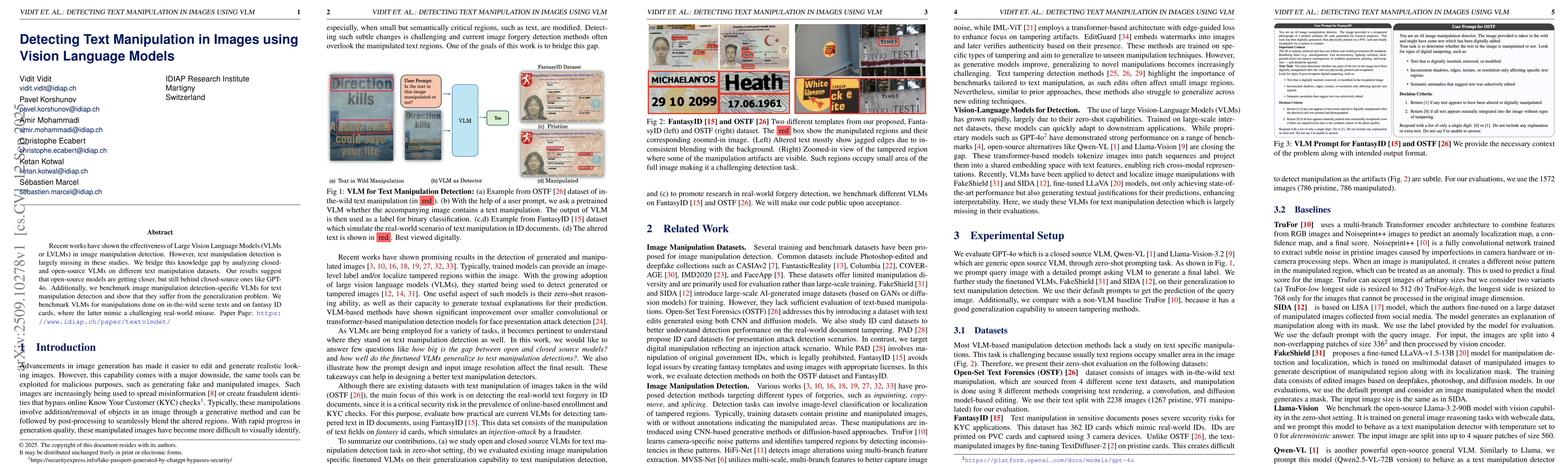 Thumbnail for Detecting Text Manipulation in Images using Vision Language Models
