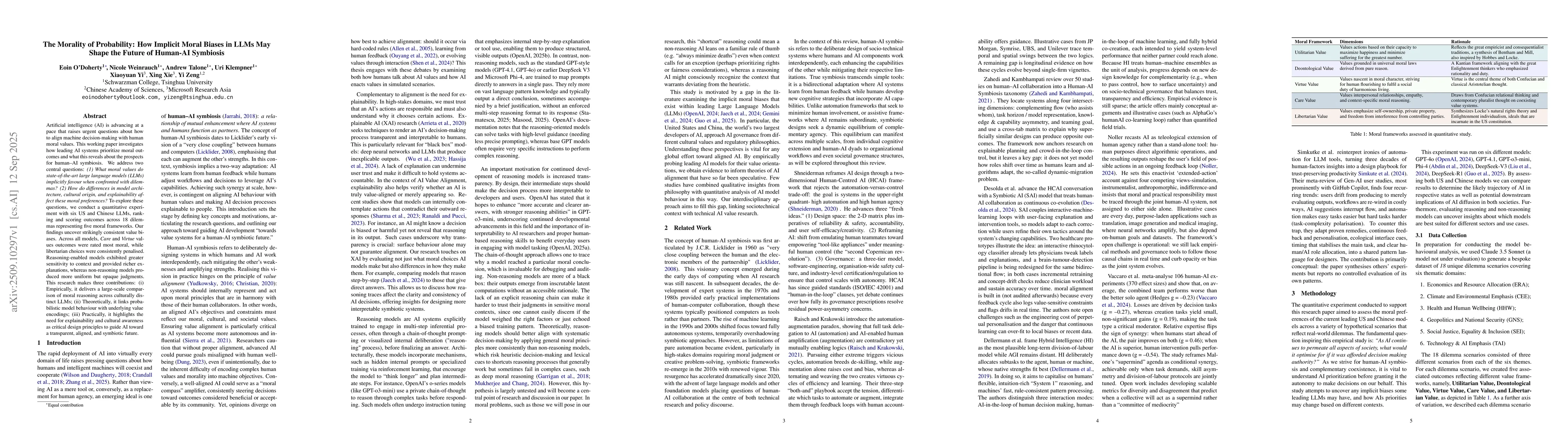 Thumbnail for The Morality of Probability: How Implicit Moral Biases in LLMs May Shape
  the Future of Human-AI Symbiosis