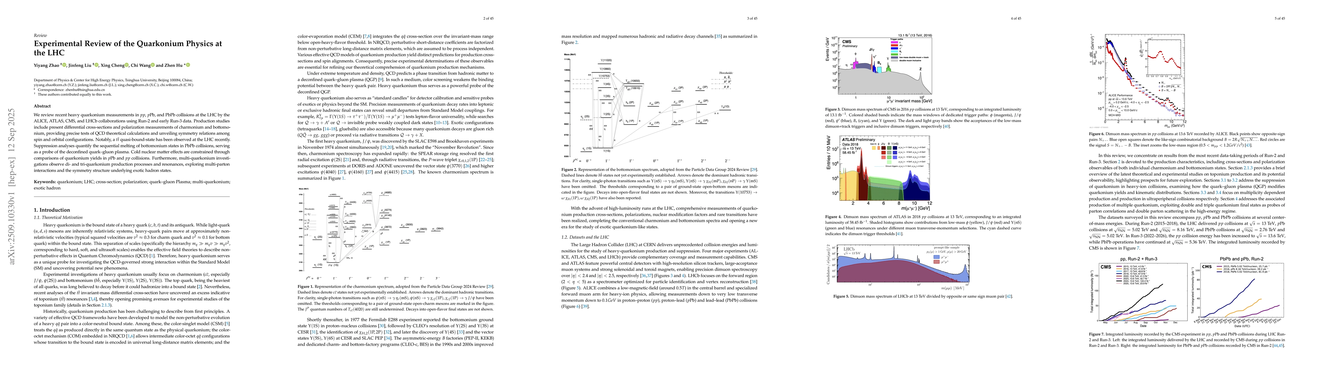 Thumbnail for Experimental Review of the Quarkonium Physics at the LHC