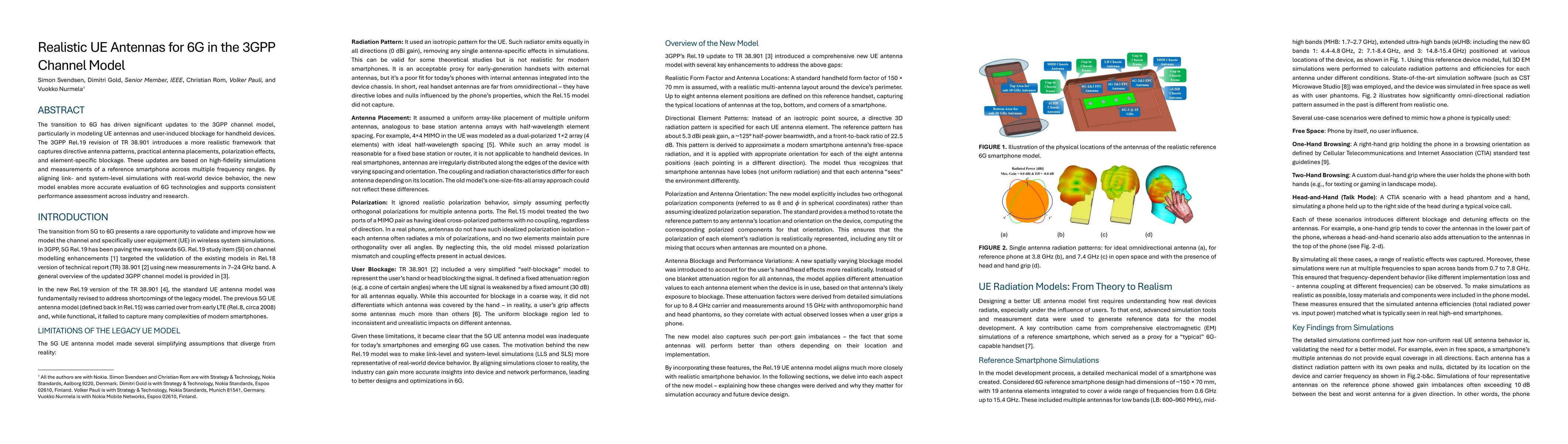 Thumbnail for Realistic UE Antennas for 6G in the 3GPP Channel Model