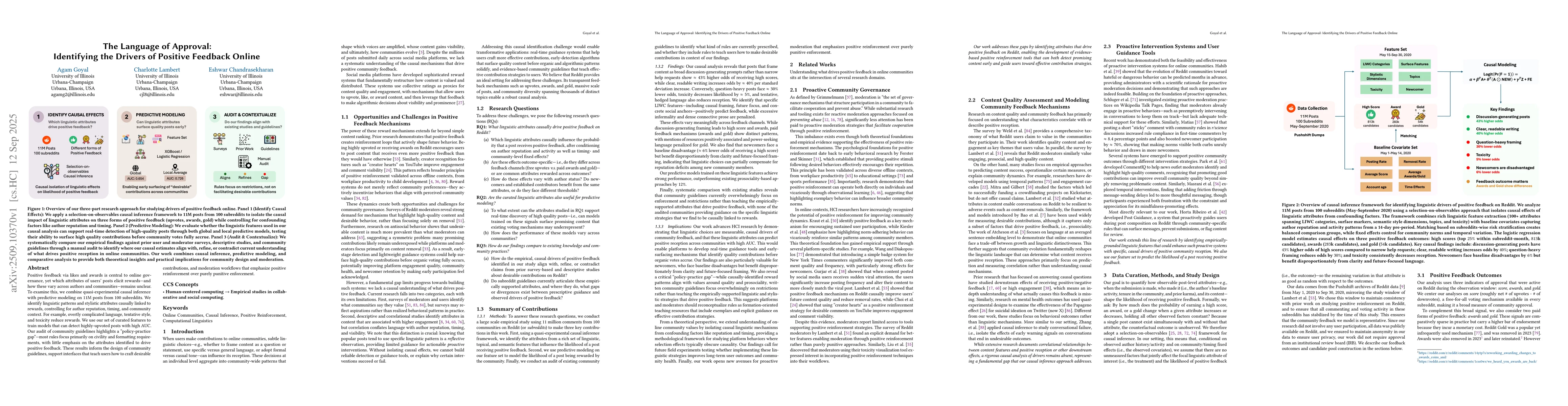Thumbnail for The Language of Approval: Identifying the Drivers of Positive Feedback
  Online