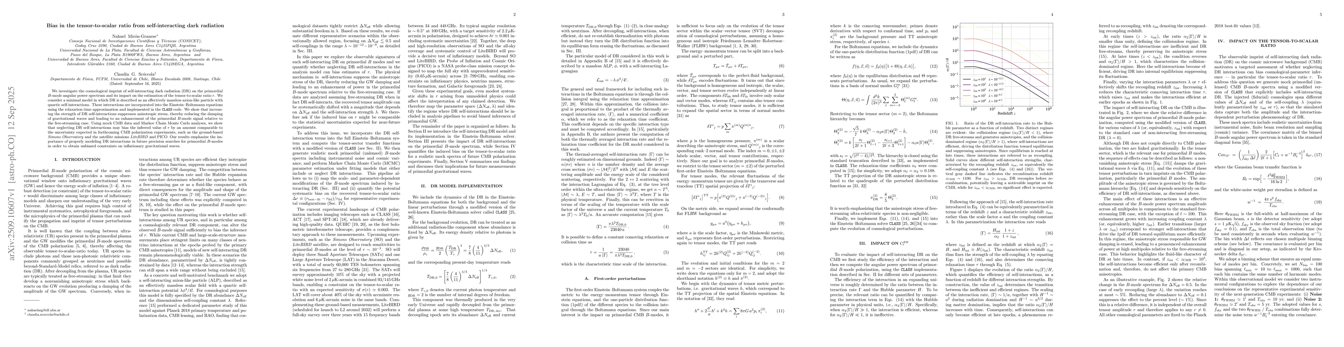 Thumbnail for Bias in the tensor-to-scalar ratio from self-interacting dark radiation
