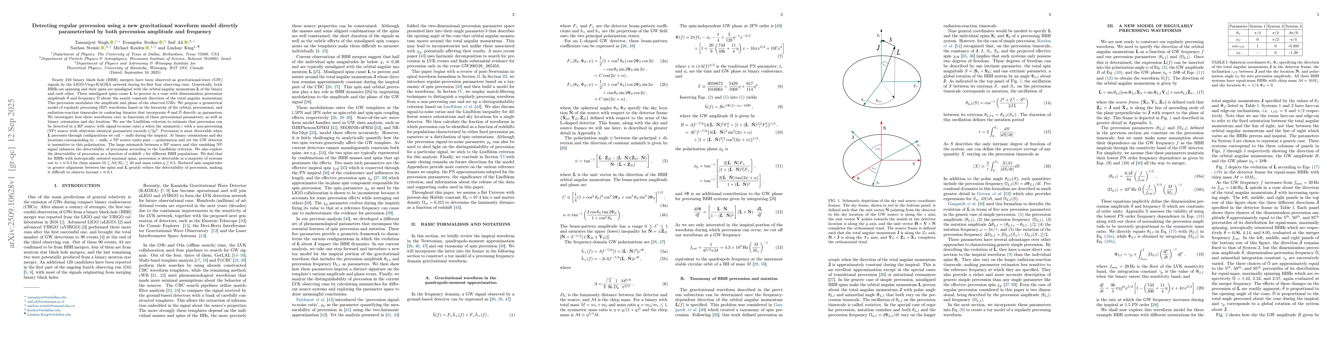 Thumbnail for Detecting regular precession using a new gravitational waveform model
  directly parameterized by both precession amplitude and frequency