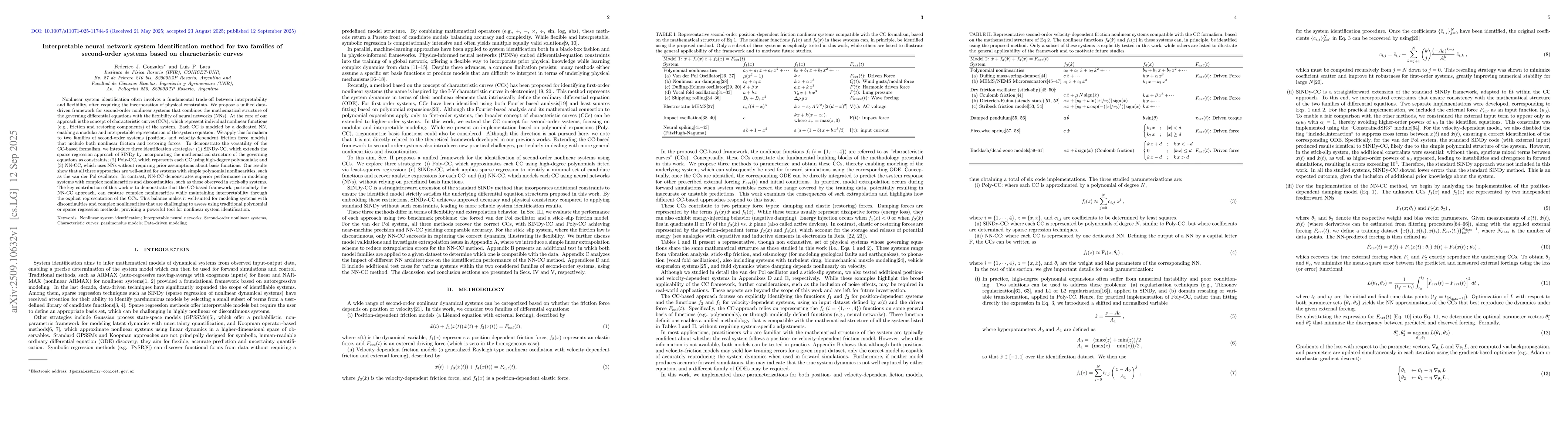 Thumbnail for Interpretable neural network system identification method for two
  families of second-order systems based on characteristic curves