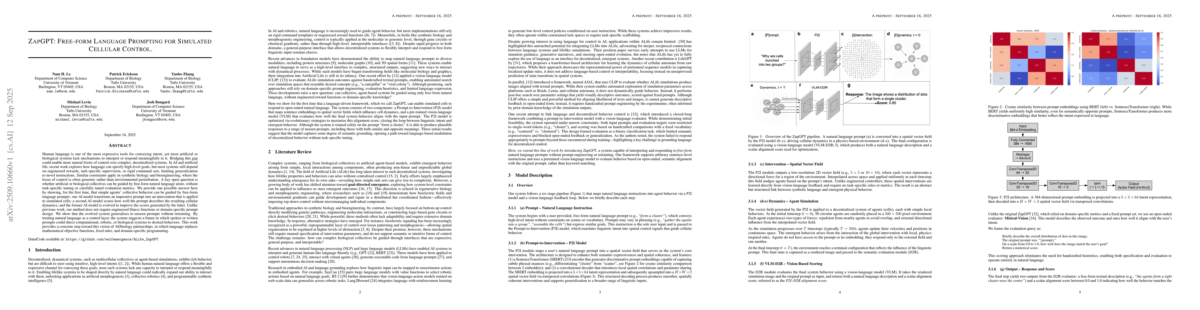 Thumbnail for ZapGPT: Free-form Language Prompting for Simulated Cellular Control