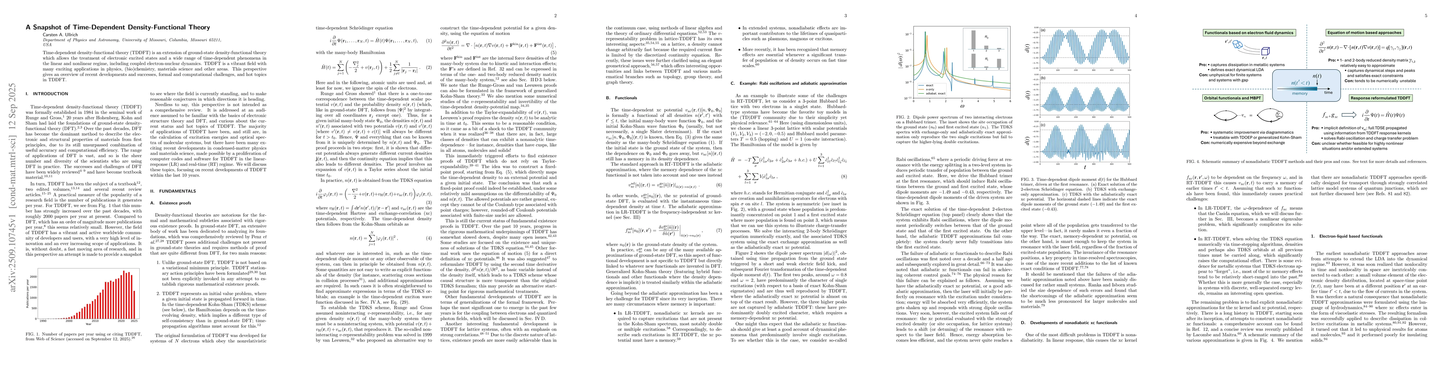 Thumbnail for A Snapshot of Time-Dependent Density-Functional Theory