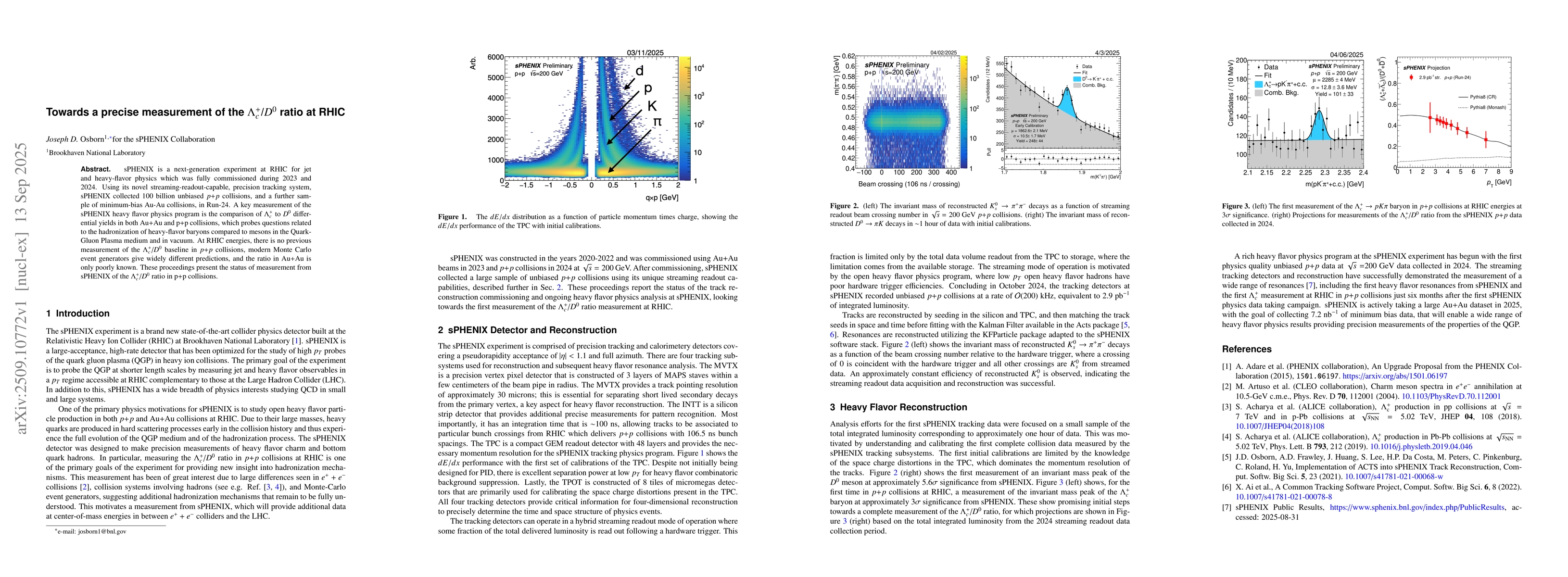 Thumbnail for Towards a precise measurement of the $Λ_c^+/D^0$ ratio at RHIC
