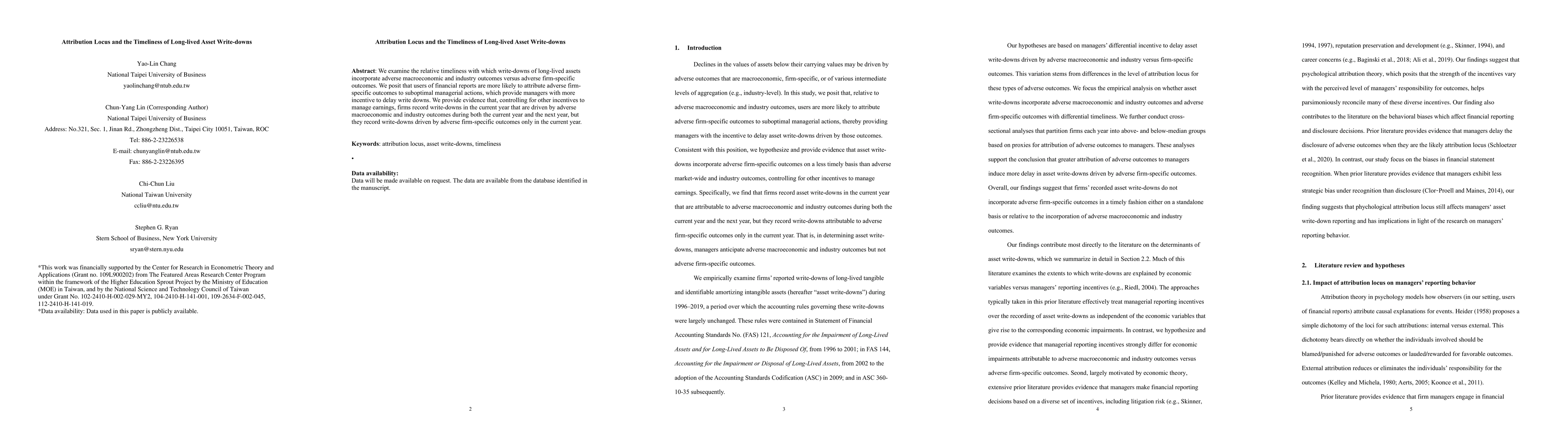 Thumbnail for Attribution Locus and the Timeliness of Long-lived Asset Write-downs