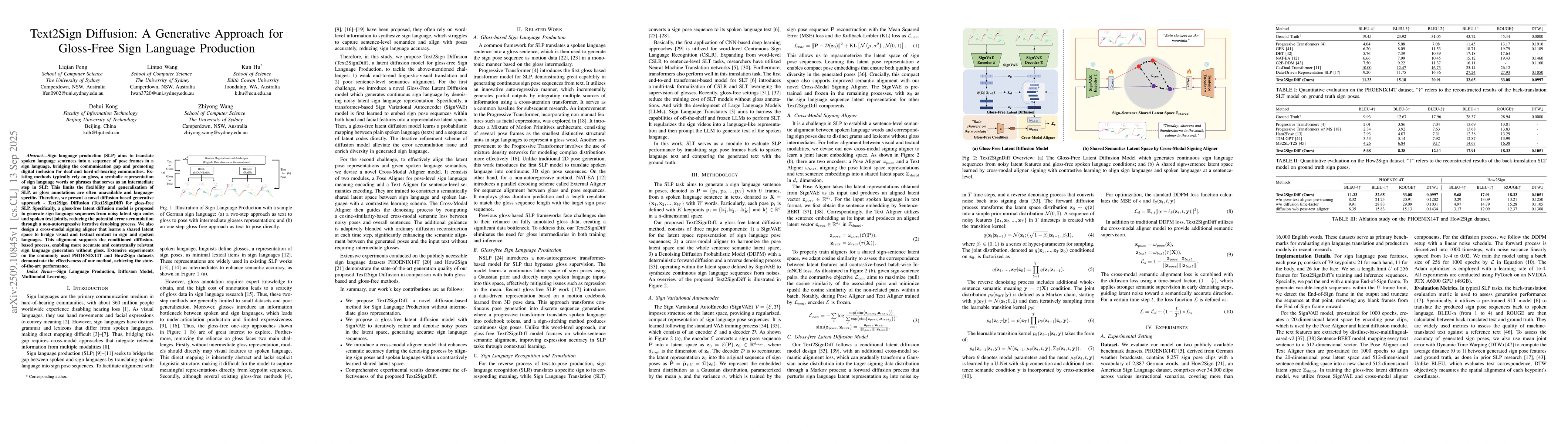 Thumbnail for Text2Sign Diffusion: A Generative Approach for Gloss-Free Sign Language
  Production