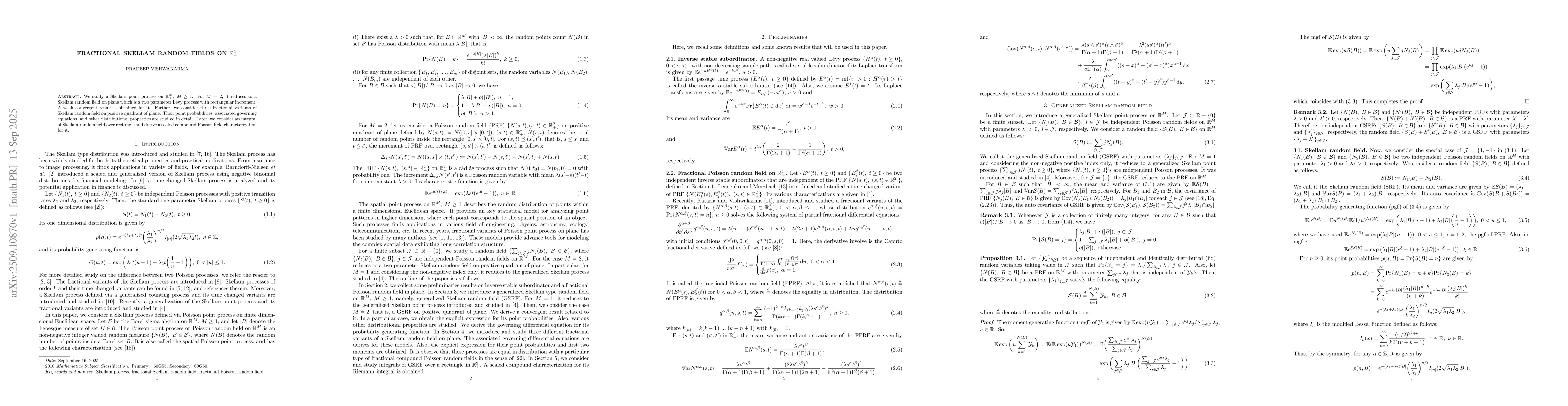 Thumbnail for Fractional Skellam Random Fields on $\mathbb{R}^2_+$