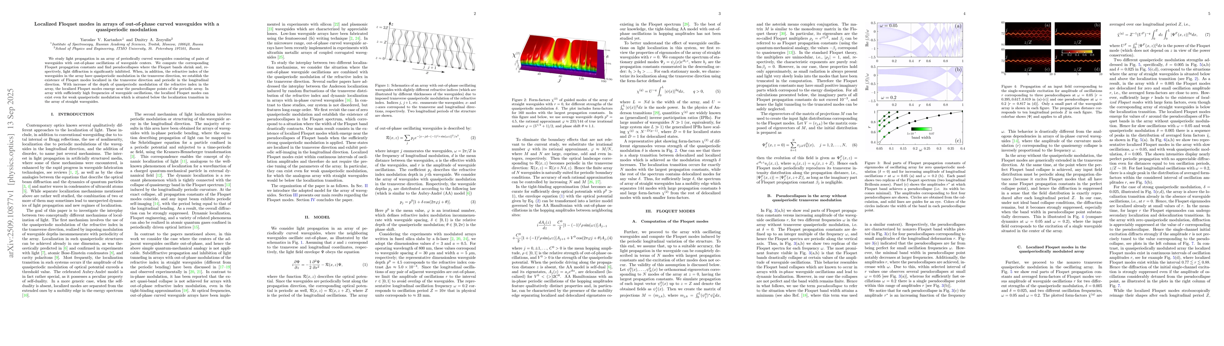 Thumbnail for Localized Floquet modes in arrays of out-of-phase curved waveguides with
  a quasiperiodic modulation