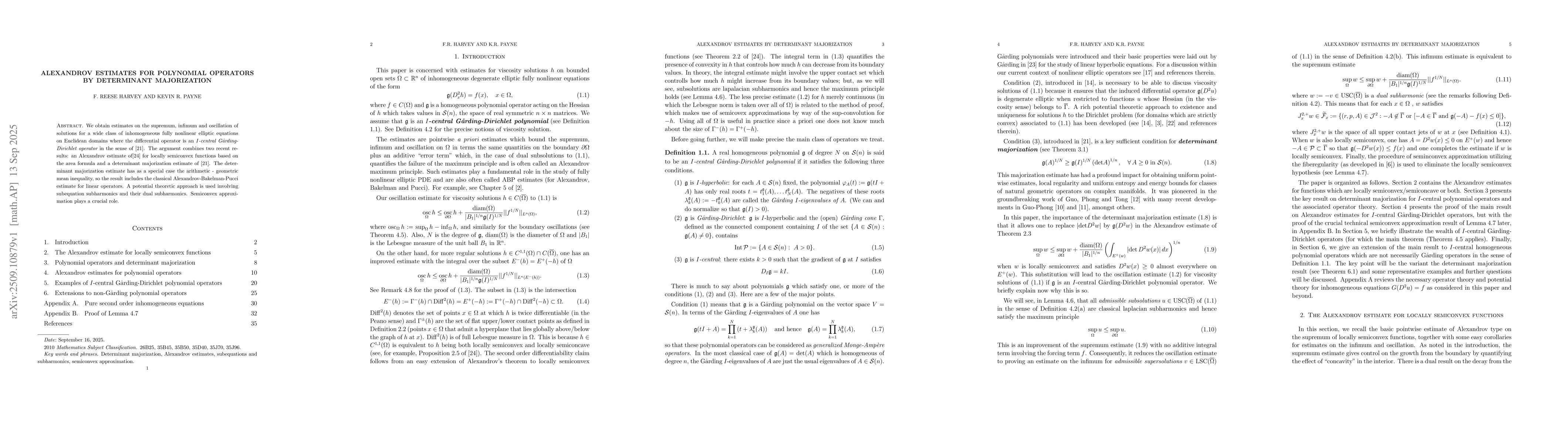 Thumbnail for Alexandrov estimates for polynomial operators by determinant
  majorization