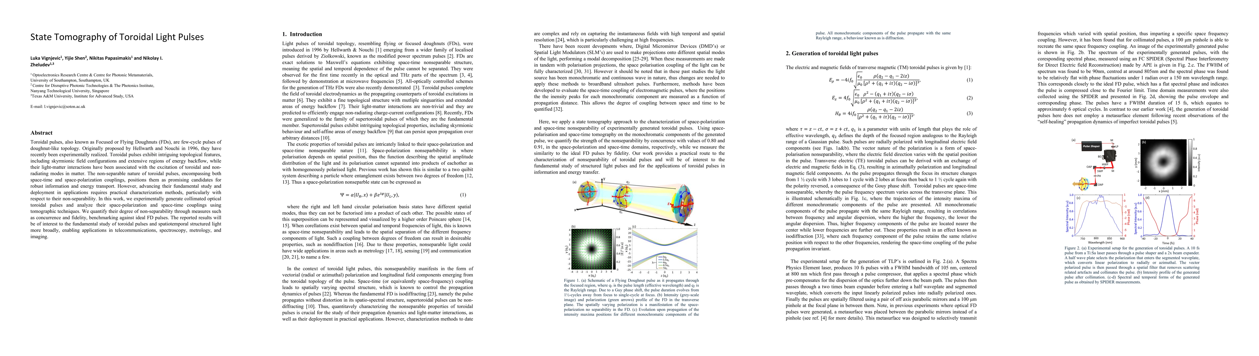 Thumbnail for State Tomography of Toroidal Light Pulses
