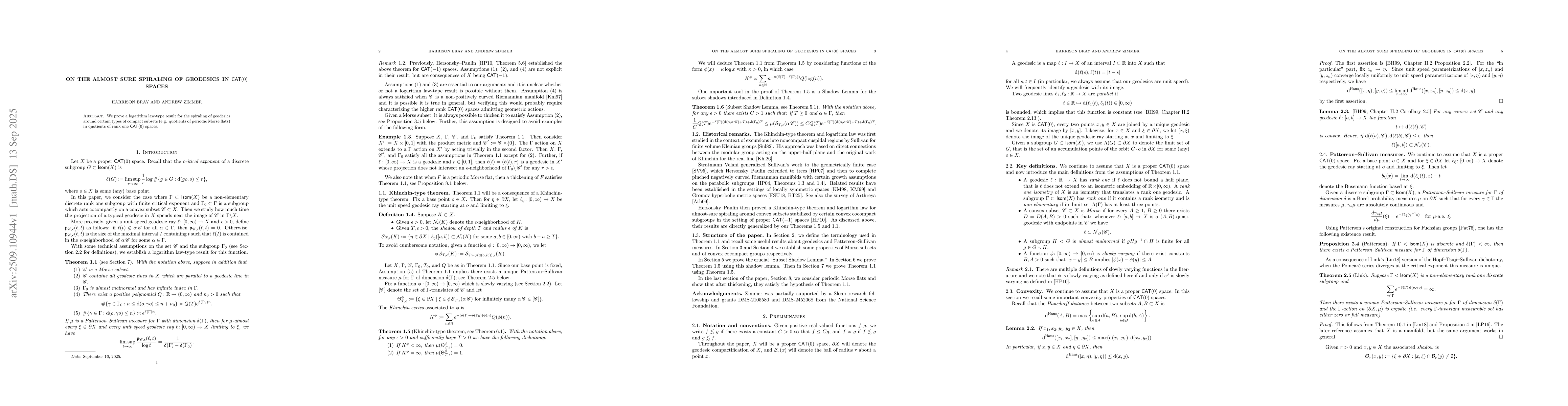 Thumbnail for On the almost sure spiraling of geodesics in CAT(0) spaces