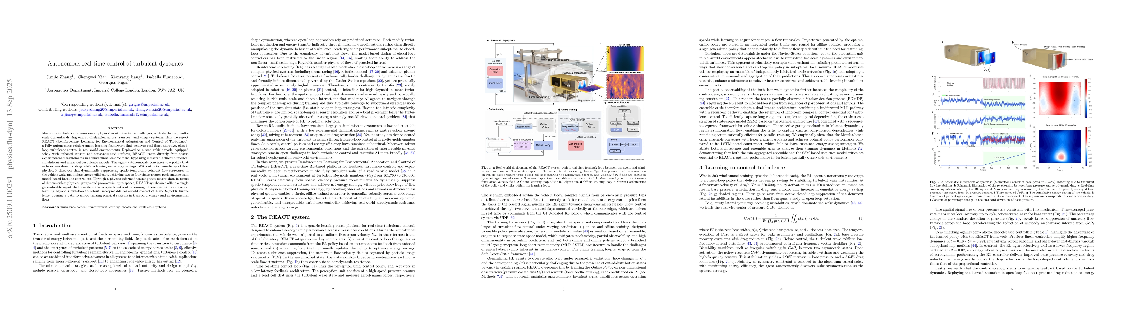Thumbnail for Autonomous real-time control of turbulent dynamics