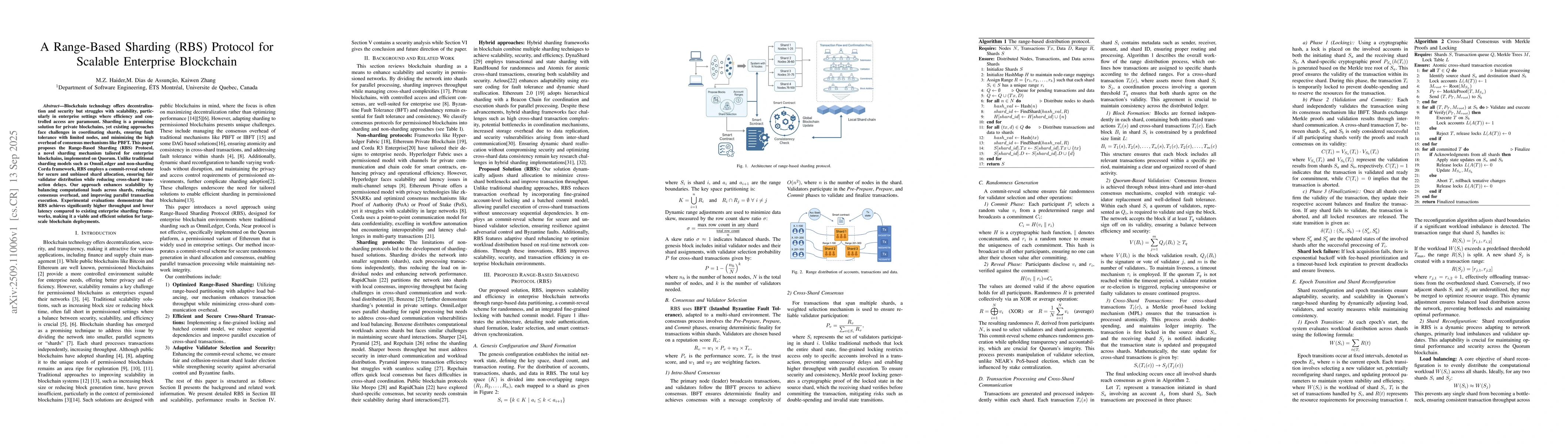 Thumbnail for A Range-Based Sharding (RBS) Protocol for Scalable Enterprise Blockchain