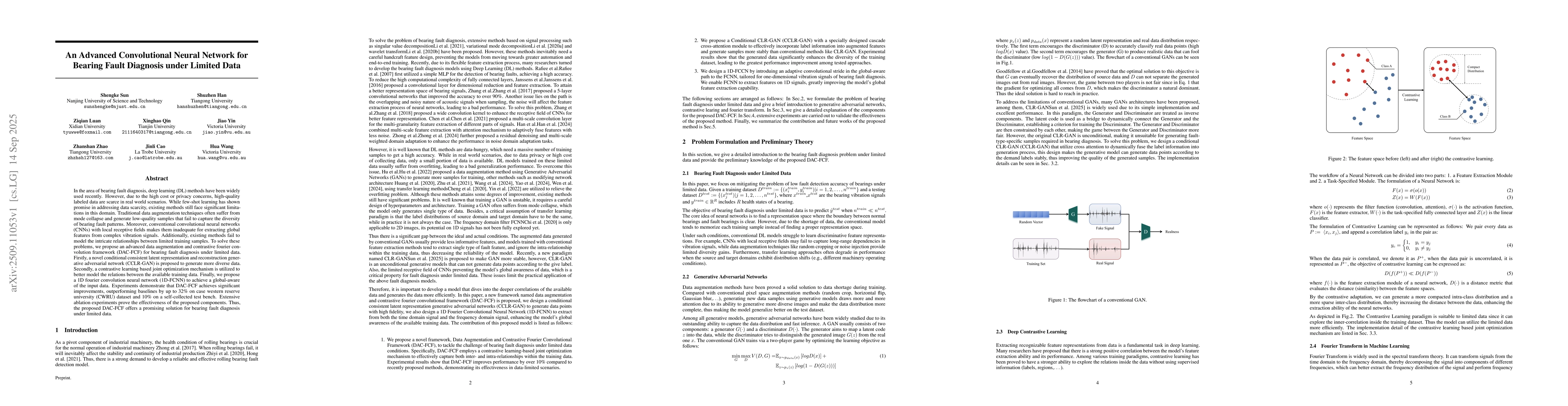 Thumbnail for An Advanced Convolutional Neural Network for Bearing Fault Diagnosis
  under Limited Data