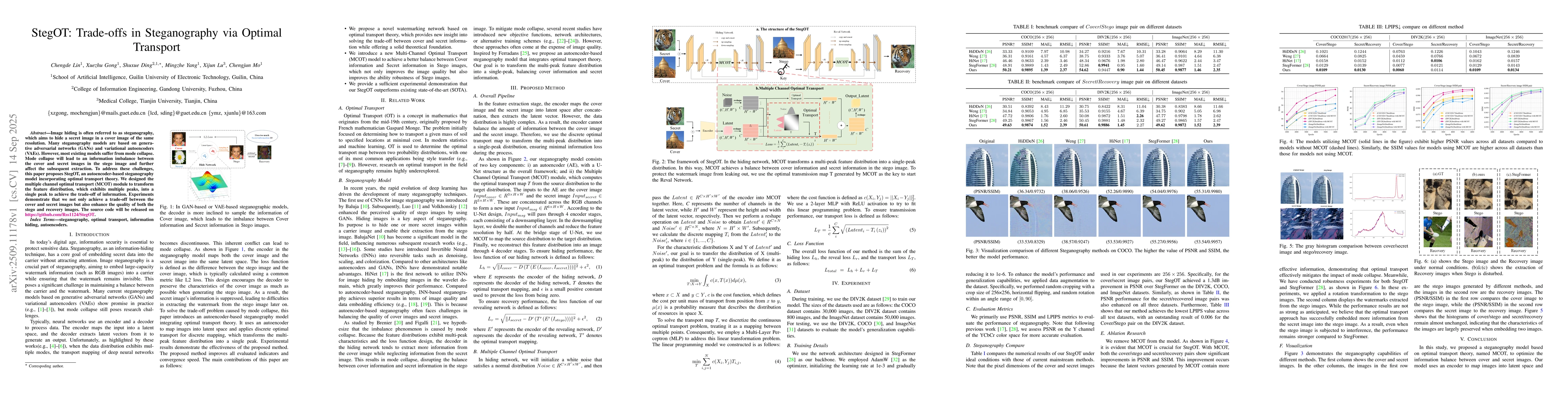 Thumbnail for StegOT: Trade-offs in Steganography via Optimal Transport