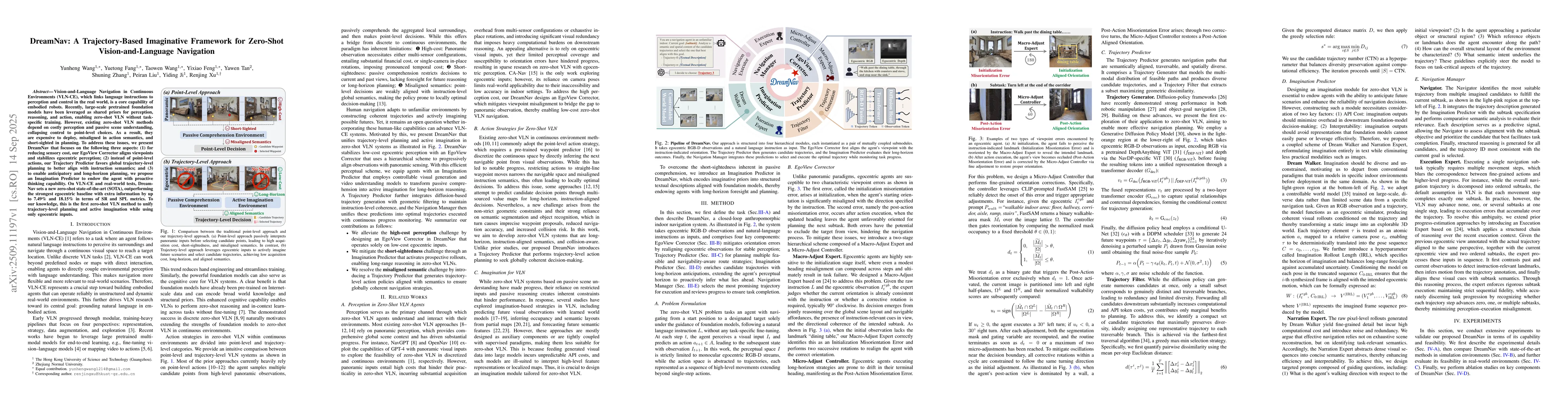 Thumbnail for DreamNav: A Trajectory-Based Imaginative Framework for Zero-Shot
  Vision-and-Language Navigation