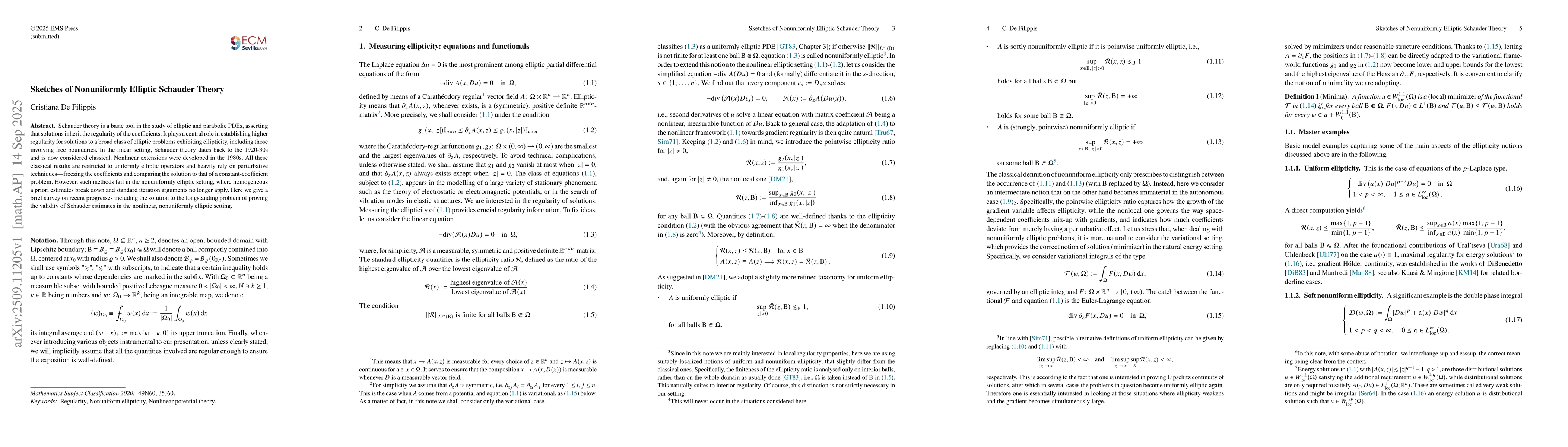 Thumbnail for Sketches of Nonuniformly Elliptic Schauder Theory